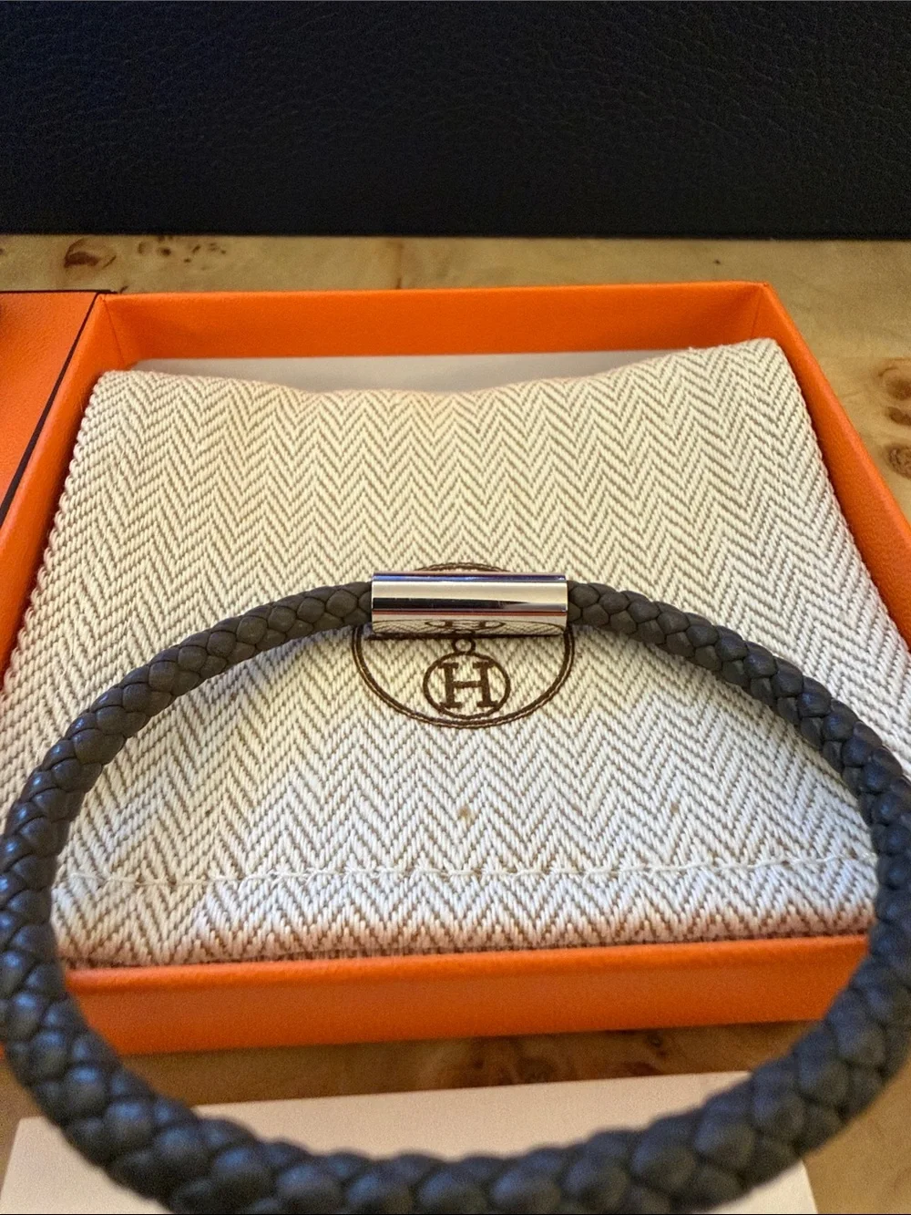 Hermes Goliath Bracelet Size T6 19.5CM